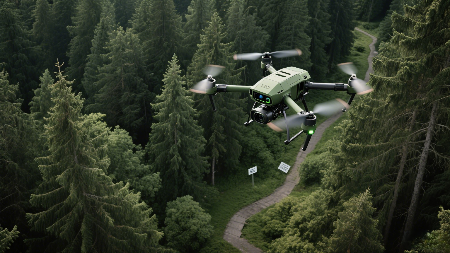 森林无人机巡逻系统